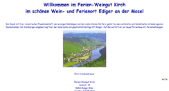 Desktop Screenshot of ferien-weingut-kirch.de