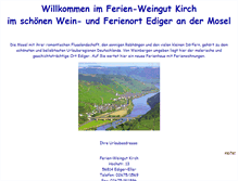 Tablet Screenshot of ferien-weingut-kirch.de